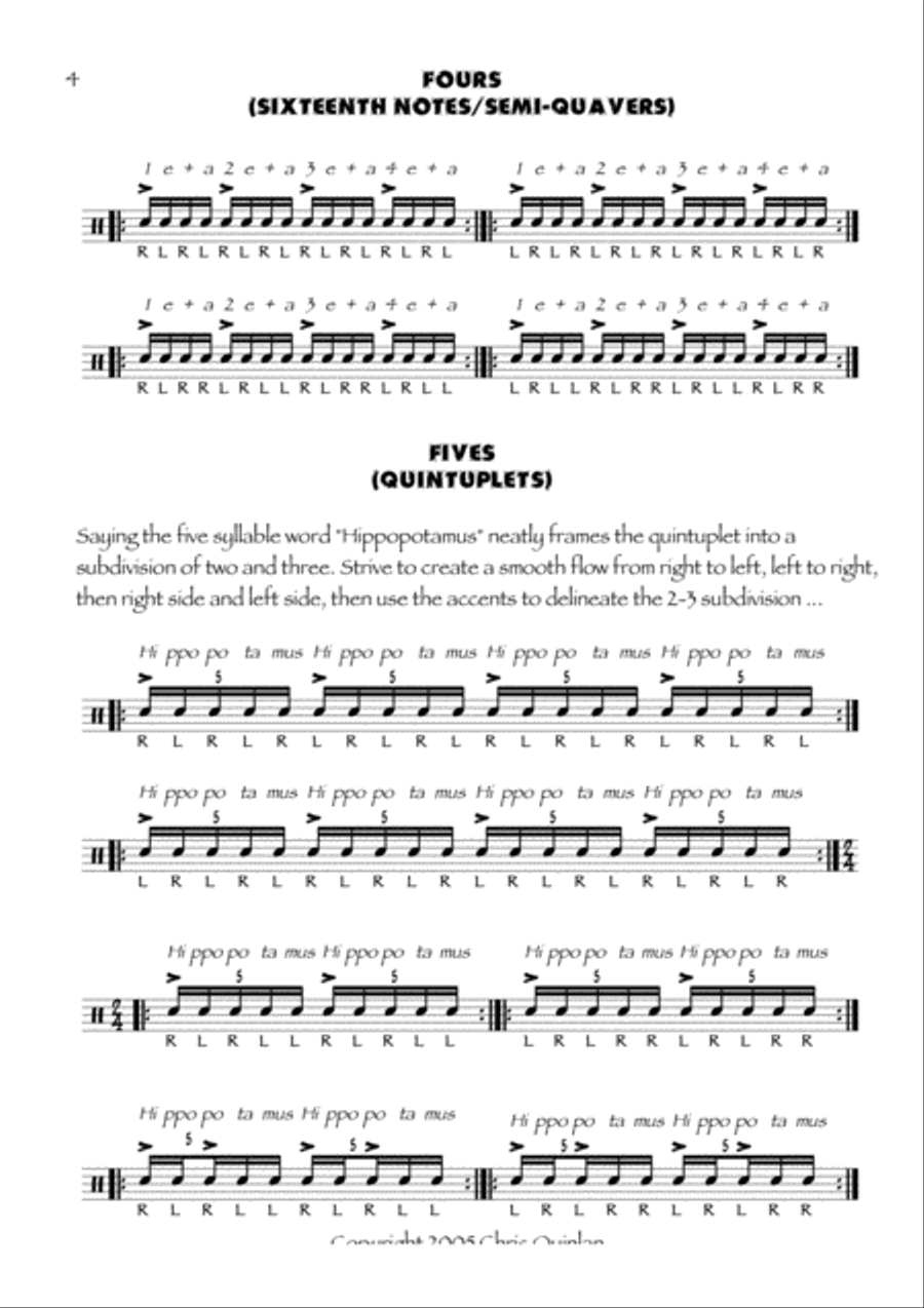 The Numbers Game Drum Set scores gallery preview page 4