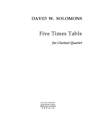 Five Times Table
