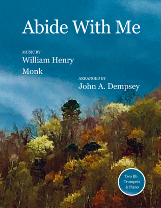 Book cover for Abide with Me (Trio for Two Trumpets and Piano)