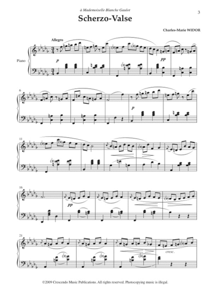 Scherzo-Valse, Op. 5