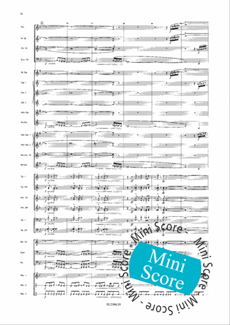 Os Passaros Do Brasil Concert Band scores gallery preview page 44