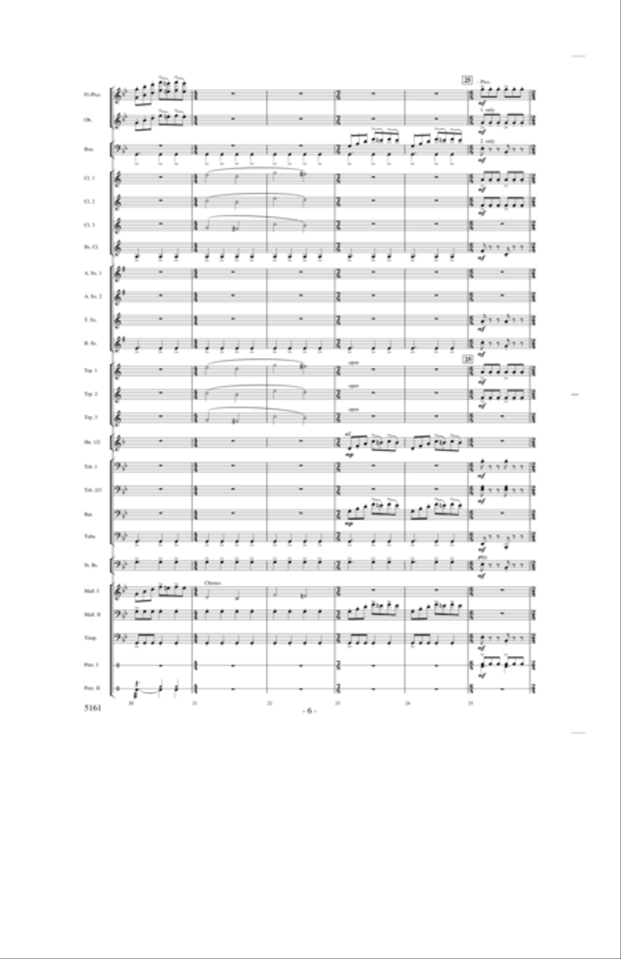 Into the Joy of Spring Concert Band scores gallery preview page 5