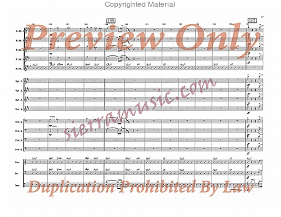 After You've Gone Big Band scores gallery preview page 16