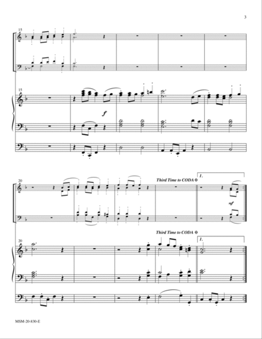 The Rejoicing Organ scores gallery preview page 3