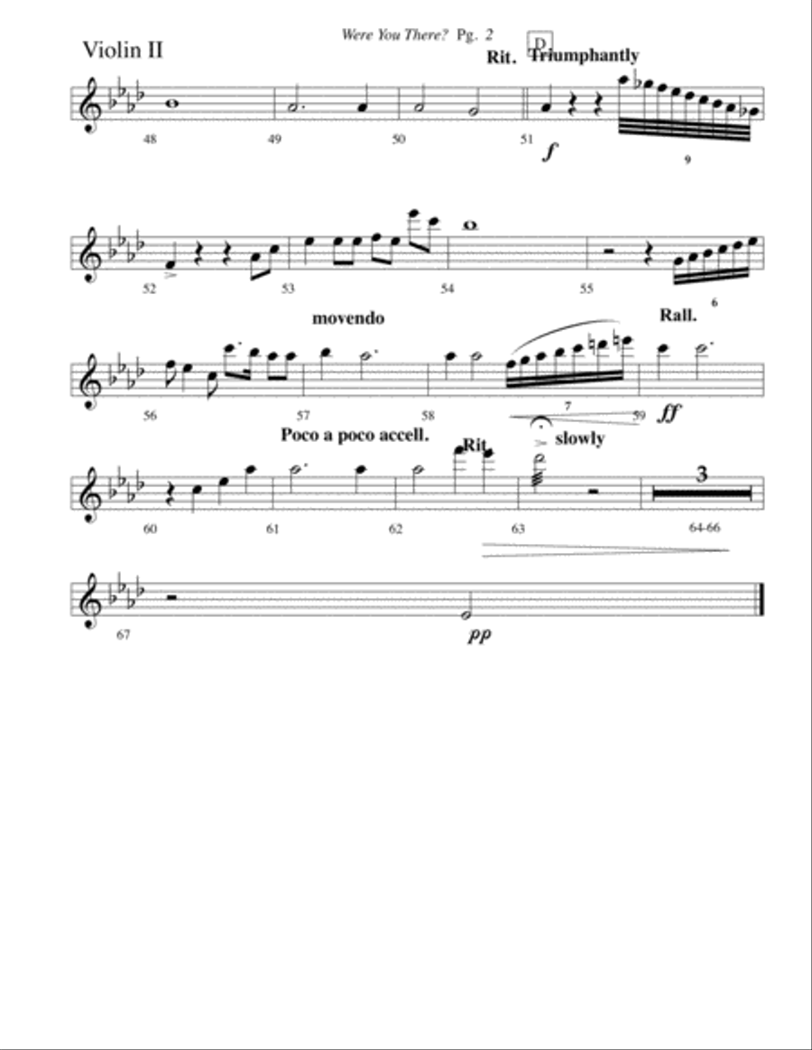 Were You There--Parts Were You There--Parts Percussion Ensemble scores gallery preview page 3