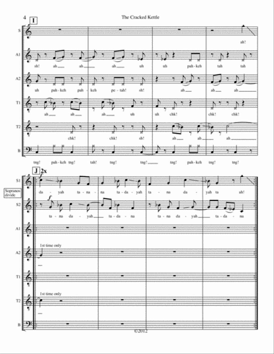 The Cracked Kettle Divisi scores gallery preview page 6