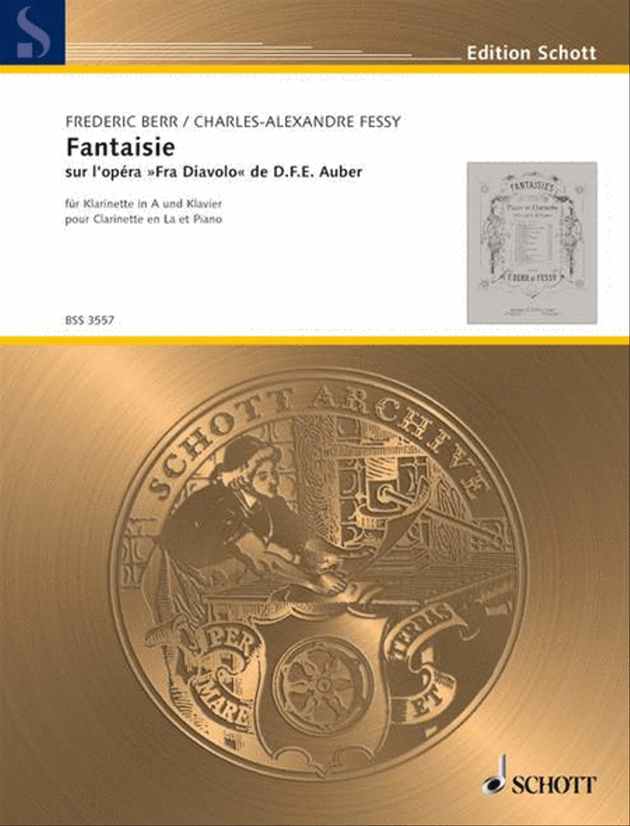 Fantaisie A Clarinet scores gallery preview page 1
