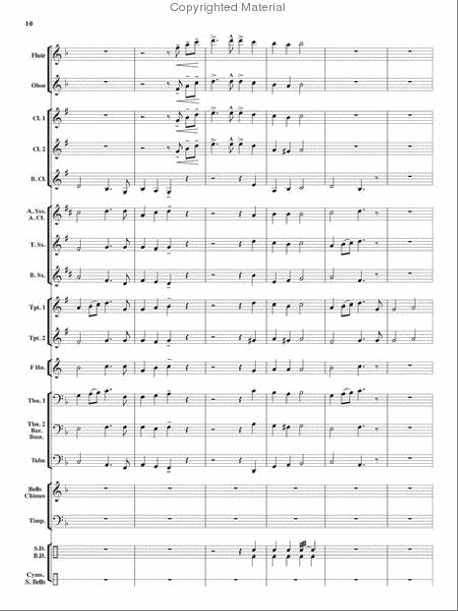 An Angelic Christmas An Angelic Christmas Concert Band scores gallery preview page 9