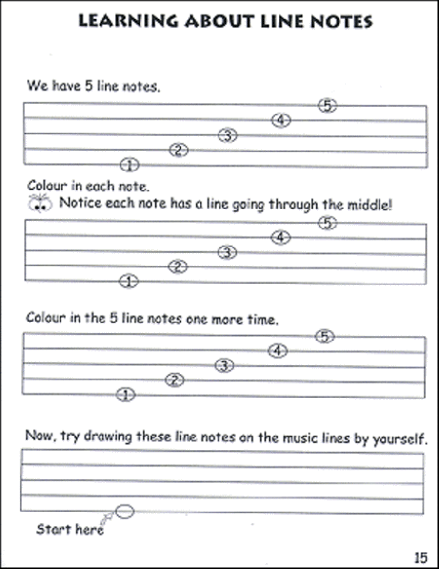 Beginner Violin Theory for Children, Book One Violin scores gallery preview page 2