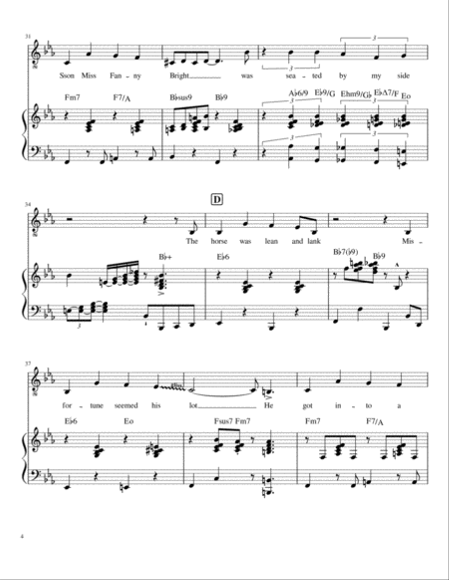 Jazzy Jingle Bells Voice scores gallery preview page 5