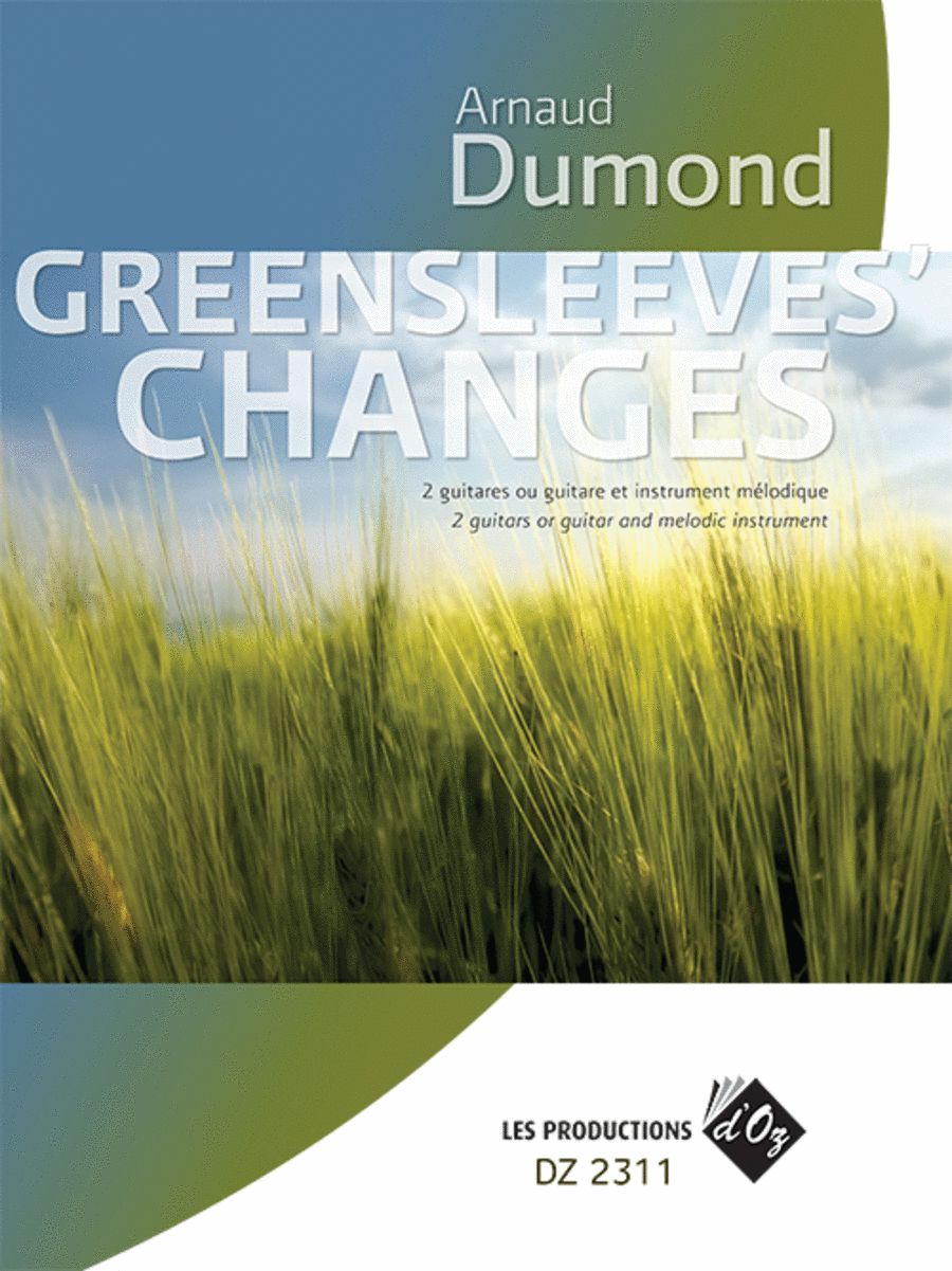 Greensleeves’changes Classical Guitar scores gallery preview page 1