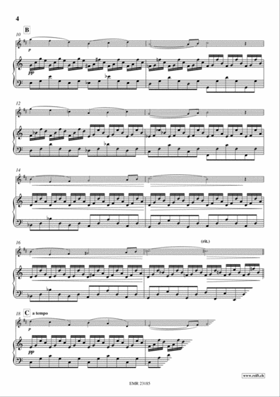 The Swan Trumpet Solo scores gallery preview page 4