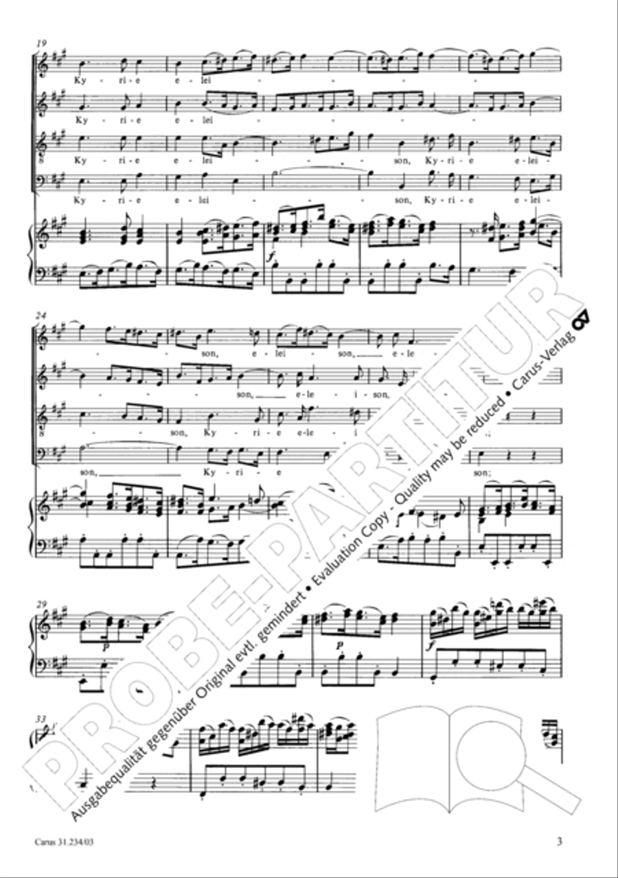 Mass in A major Mass in A major 4-Part scores gallery preview page 6