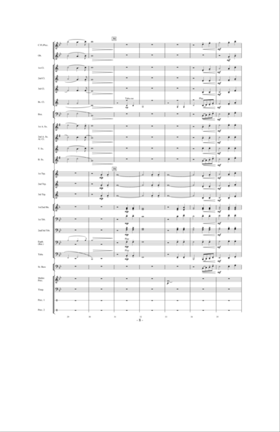 Flight of Valor Concert Band scores gallery preview page 7