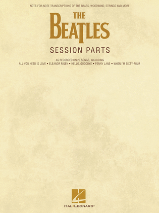Book cover for The Beatles Session Parts
