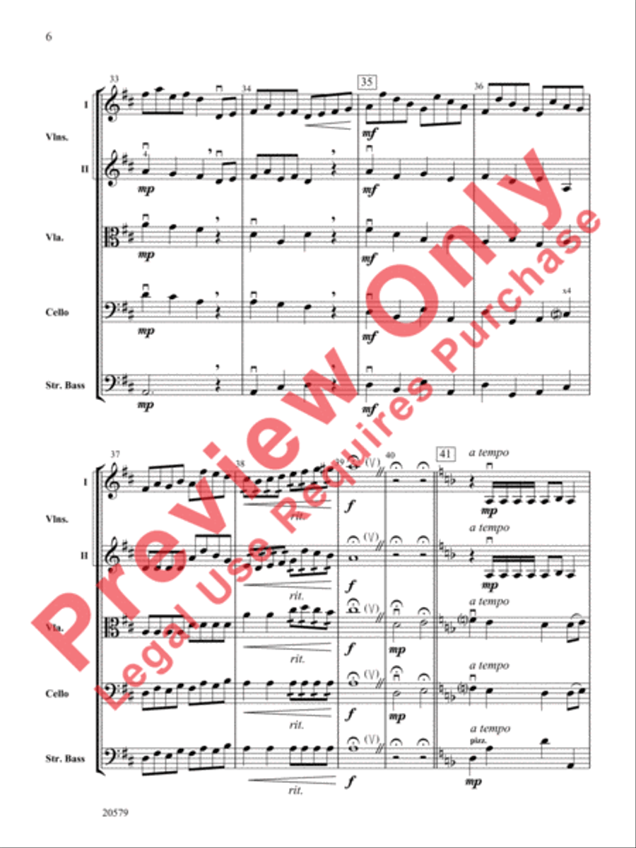 The Charming Snake The Charming Snake String Orchestra scores gallery preview page 7