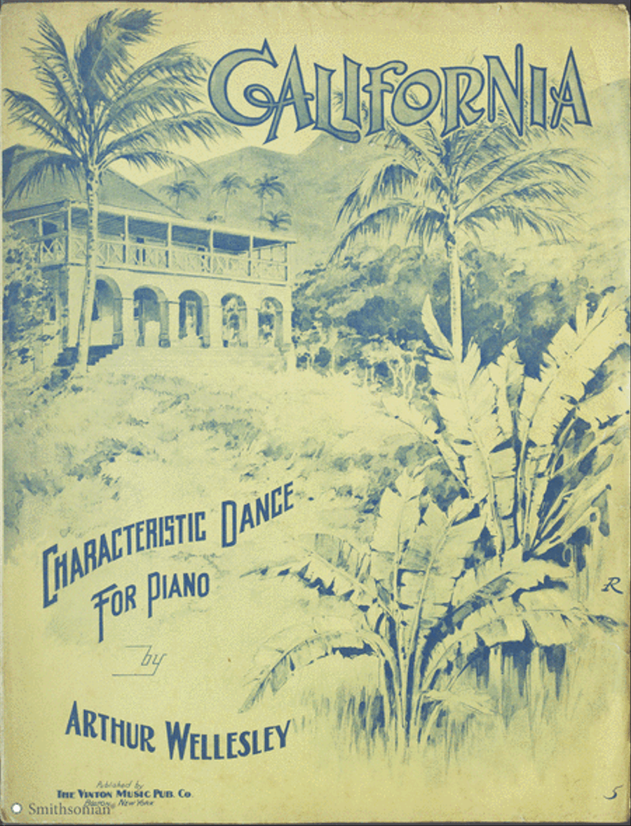 California (Characteristic Dance for Piano) Piano Solo scores gallery preview page 1