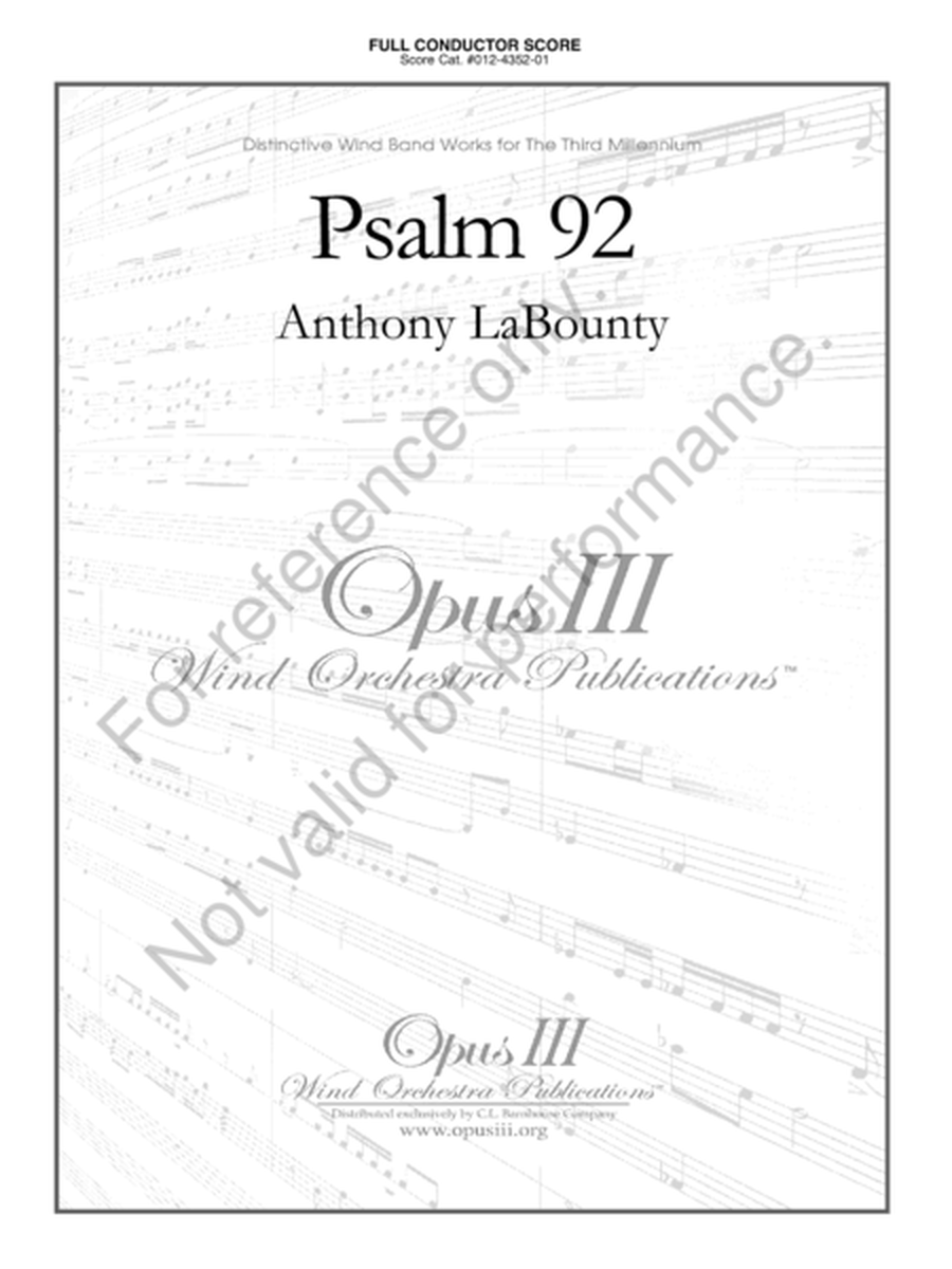 Psalm 92 image number null