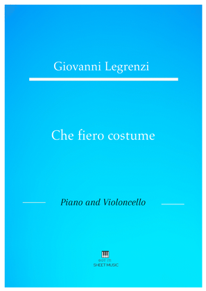 Legrenzi - Che fiero costume (Piano and Cello)