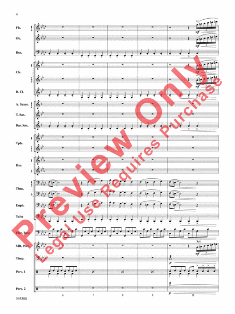 The Rolling Stones on Tour Concert Band scores gallery preview page 5