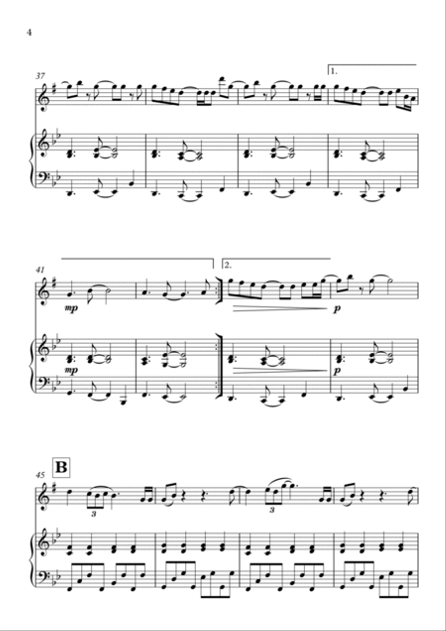 Hello Alto Saxophone scores gallery preview page 4