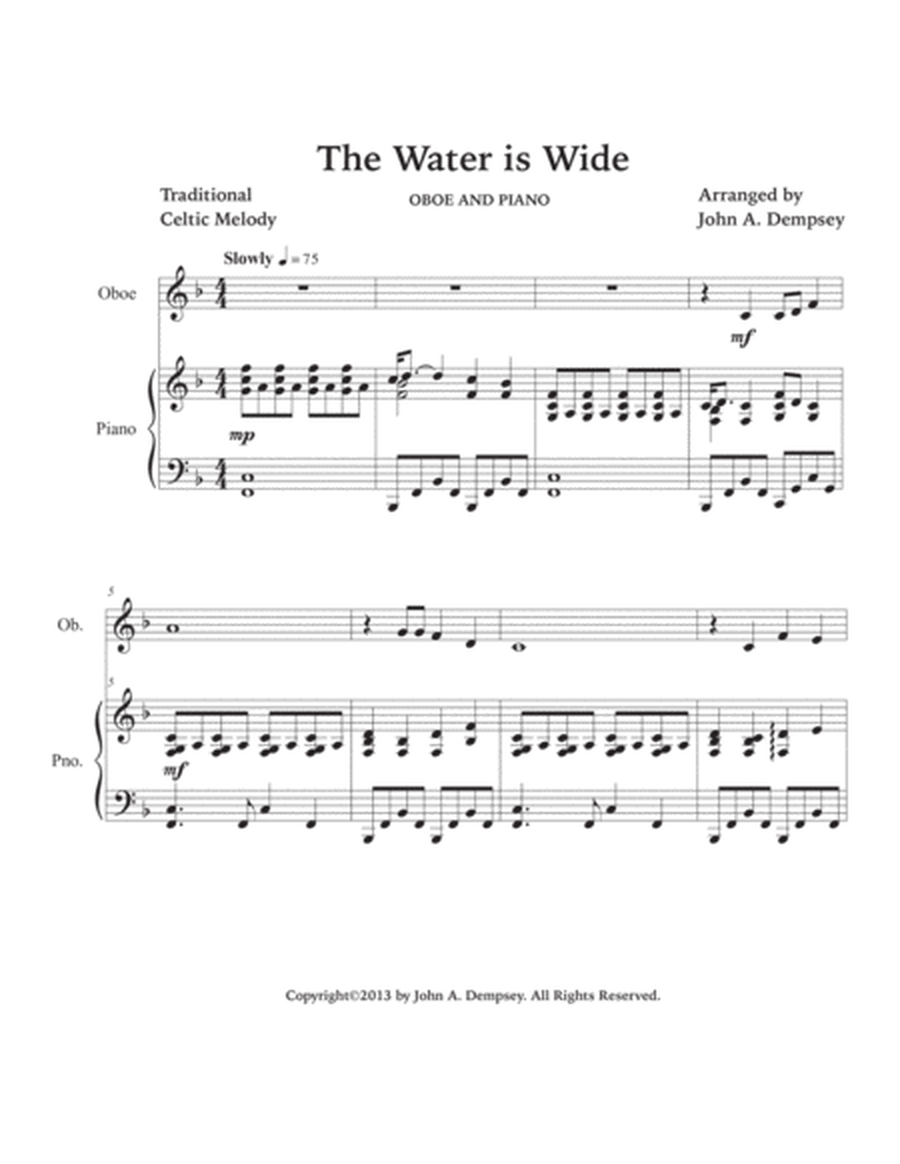 The Water is Wide (Oboe and Piano) image number null
