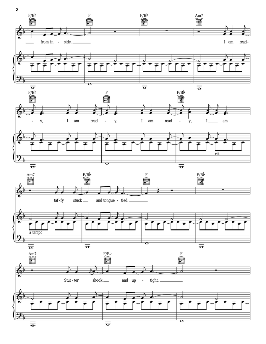 Colorblind Acoustic Guitar scores gallery preview page 2