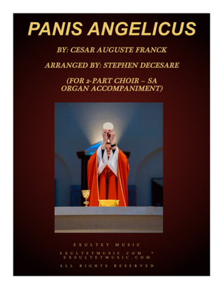 Book cover for Panis Angelicus (for 2-part choir (SA) - Organ Accompaniment)