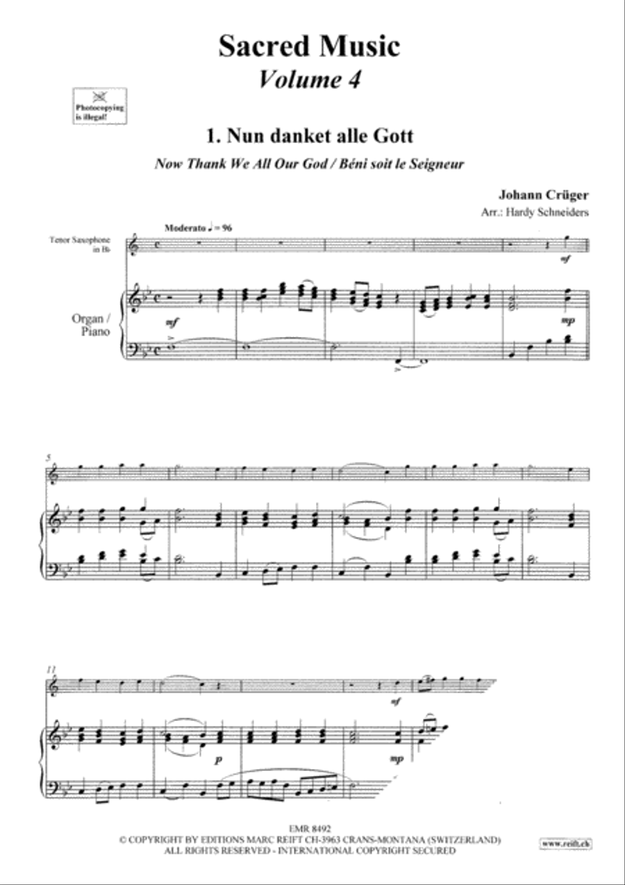 Sacred Music Volume 4 Sacred Music Volume 4 Tenor Saxophone scores gallery preview page 3