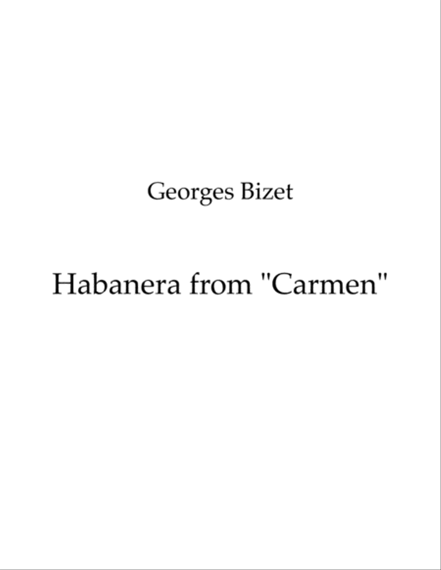 Habanera from 