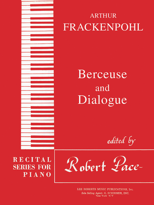 Book cover for Berceuse & Dialogue
