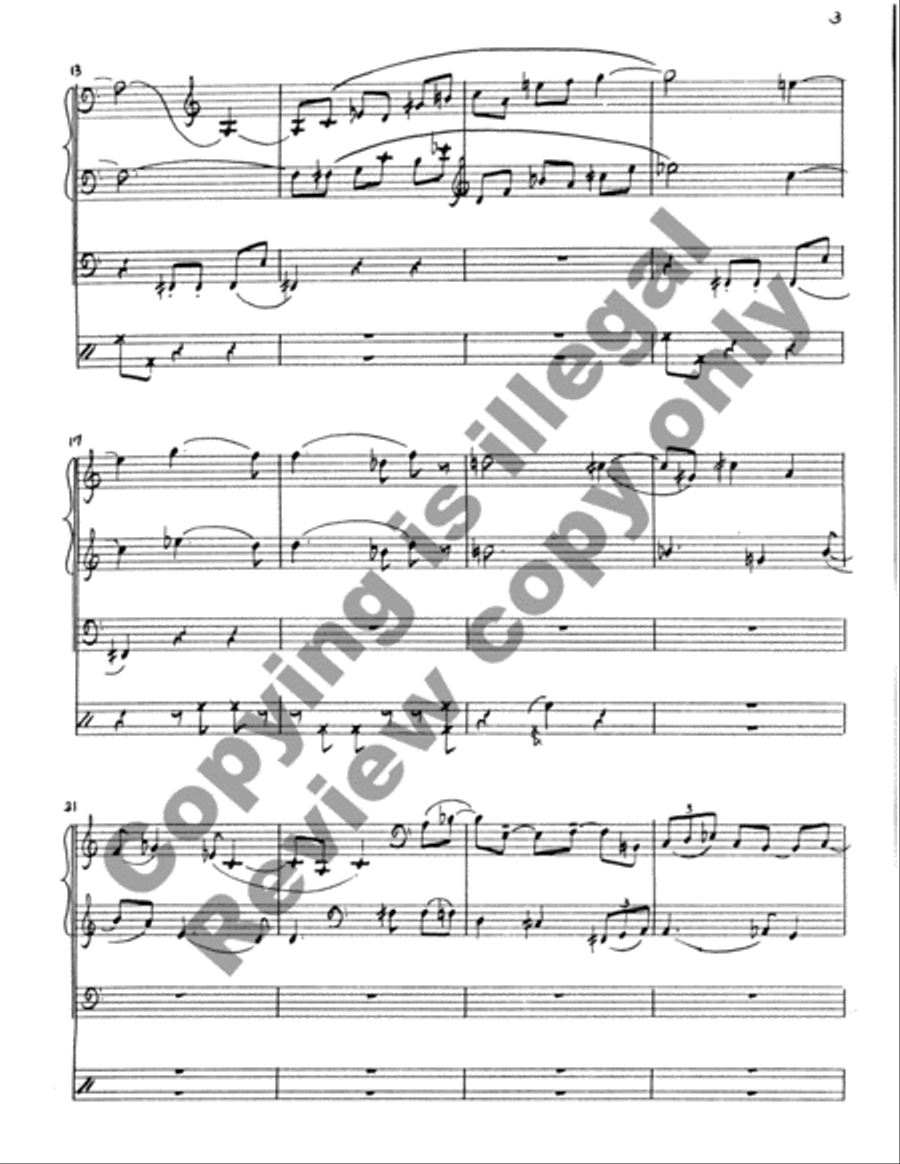 Invention for Organ & Tape Organ Solo scores gallery preview page 5