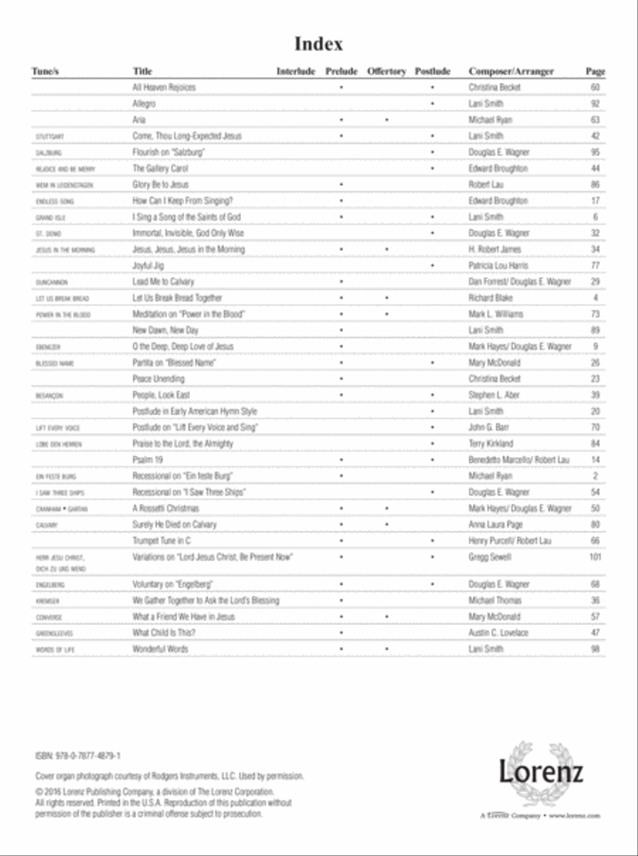 Easy Organ Library, Vol. 60 Organ Solo scores gallery preview page 2