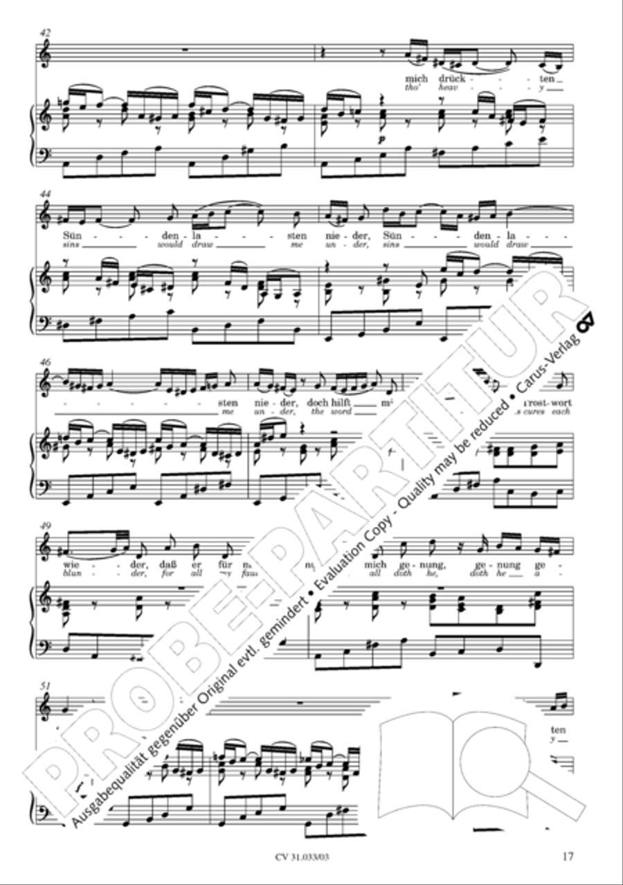 Lord Jesus Christ, in thee alone (Allein zu dir, Herr Jesu Christ) ATB scores gallery preview page 18
