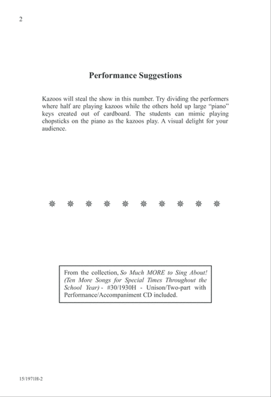 Everybody's Favorite Melody! 2-Part scores gallery preview page 3