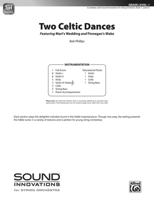 Book cover for Two Celtic Dances: Score