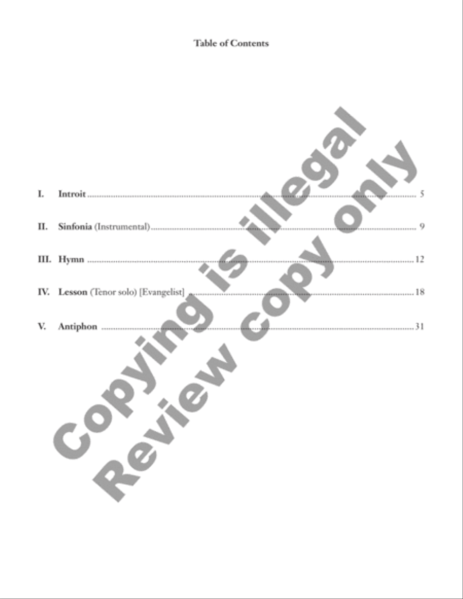 Pentecost Cantata 4-Part scores gallery preview page 3
