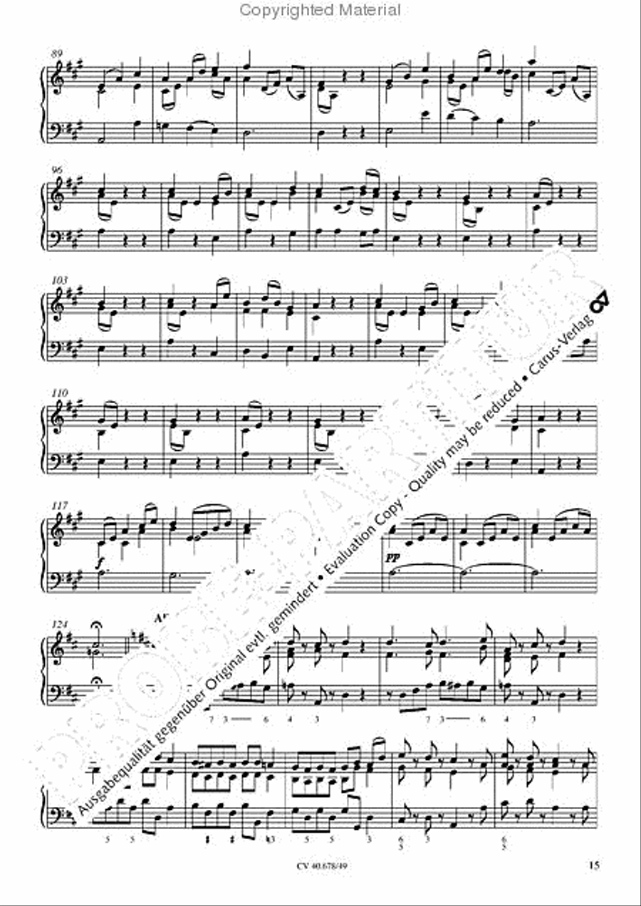 Missa pastoralis bohemica Organ scores gallery preview page 18