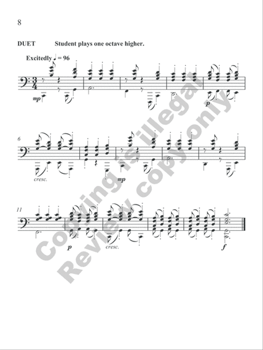 Mix and Match: Performance Book: Level 1 Piano Method scores gallery preview page 8