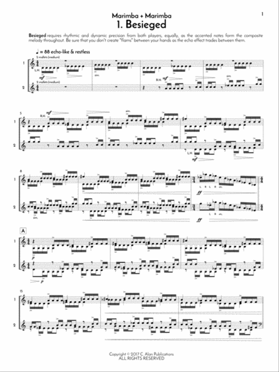 Songs of the Human Spirit Marimba scores gallery preview page 2