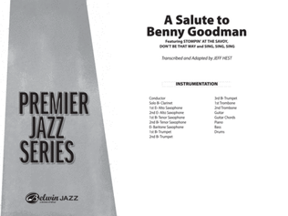 A Salute to Benny Goodman: Score
