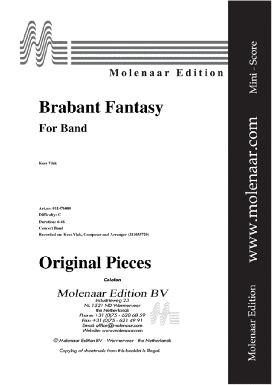 Brabant Fantasy Concert Band scores gallery preview page 2