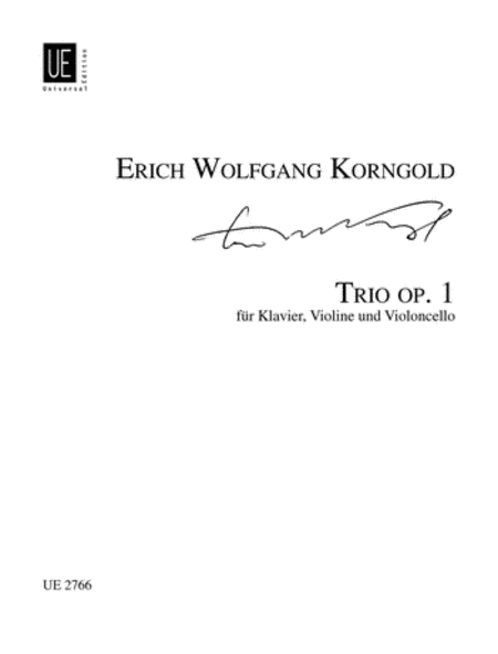 Trio Op. 1, Vn/Vc/Pf, Score/Pa