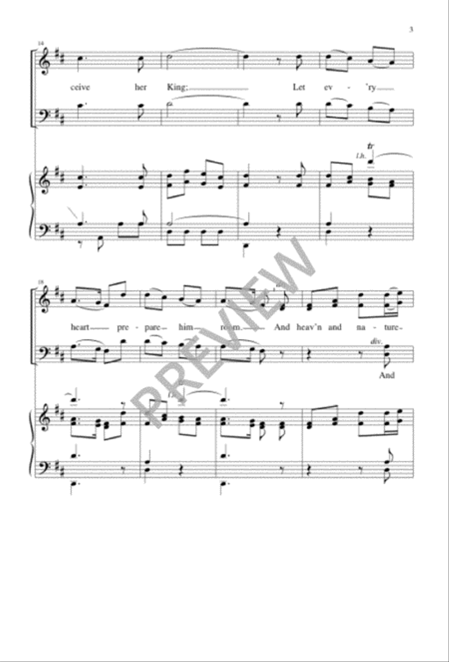 Joy to the World 4-Part scores gallery preview page 3