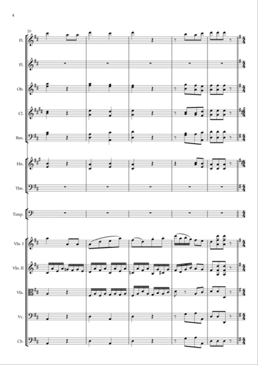 Ballet Suite 'The Magic Drum' - Scene 10 Full Orchestra scores gallery preview page 4
