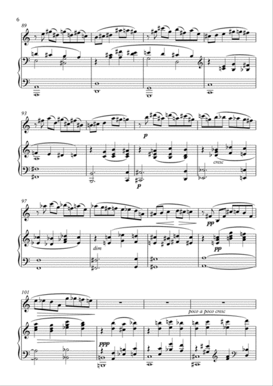 Grand Passacaglia for Clarinet and Piano