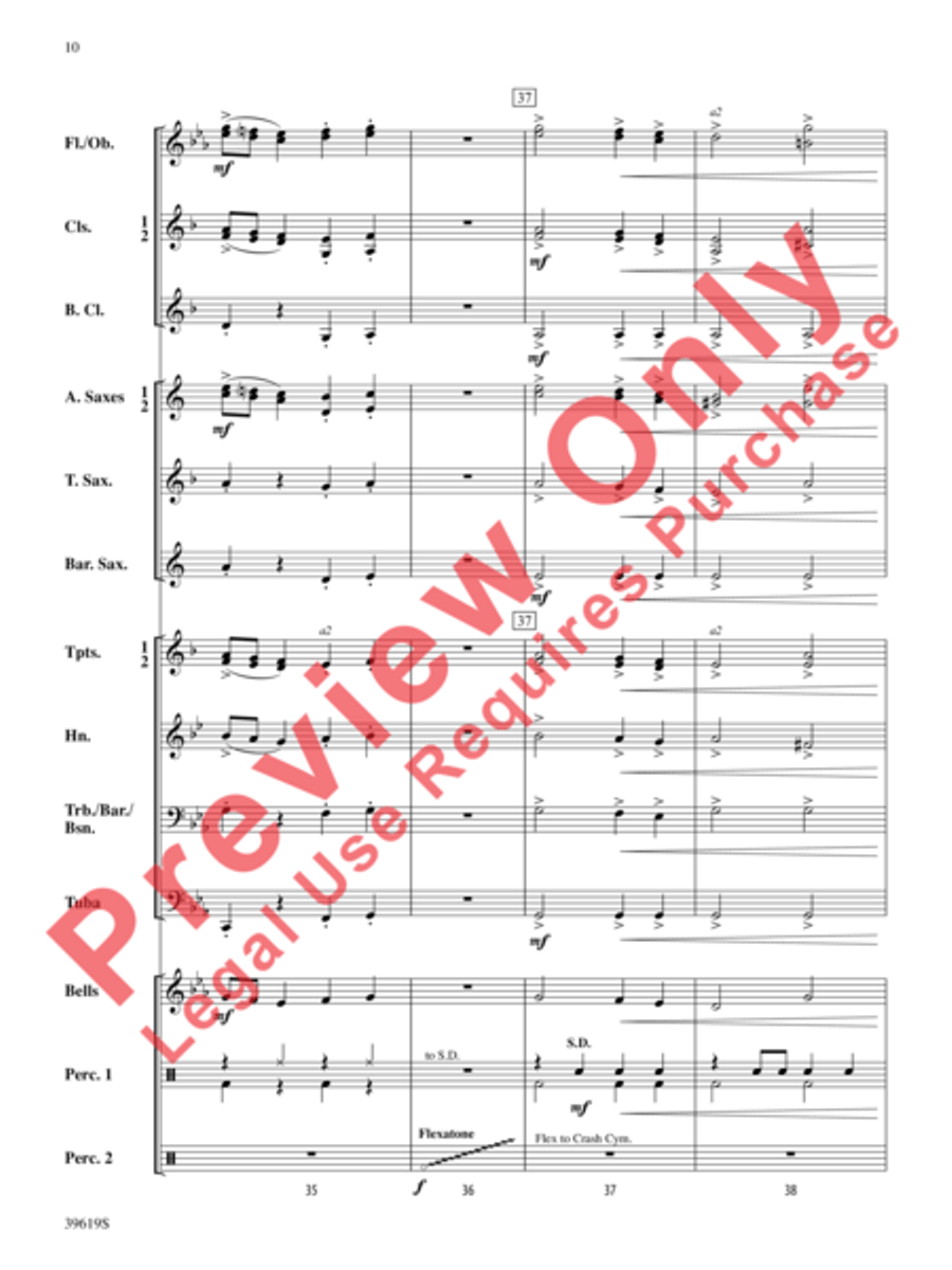The Noise in the Basement Concert Band scores gallery preview page 11