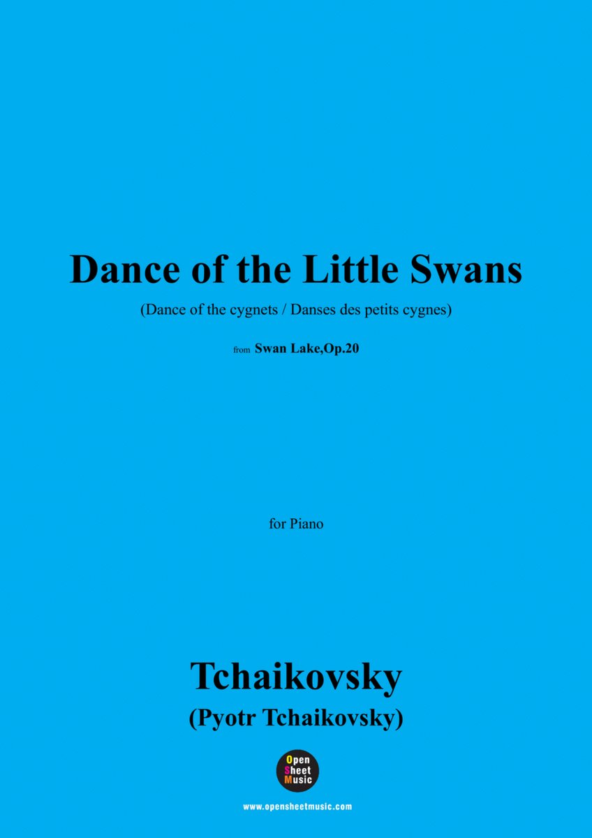 Tchaikovsky-Dance of the Little Swans,for Piano image number null