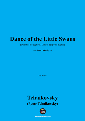 Book cover for Tchaikovsky-Dance of the Little Swans,for Piano