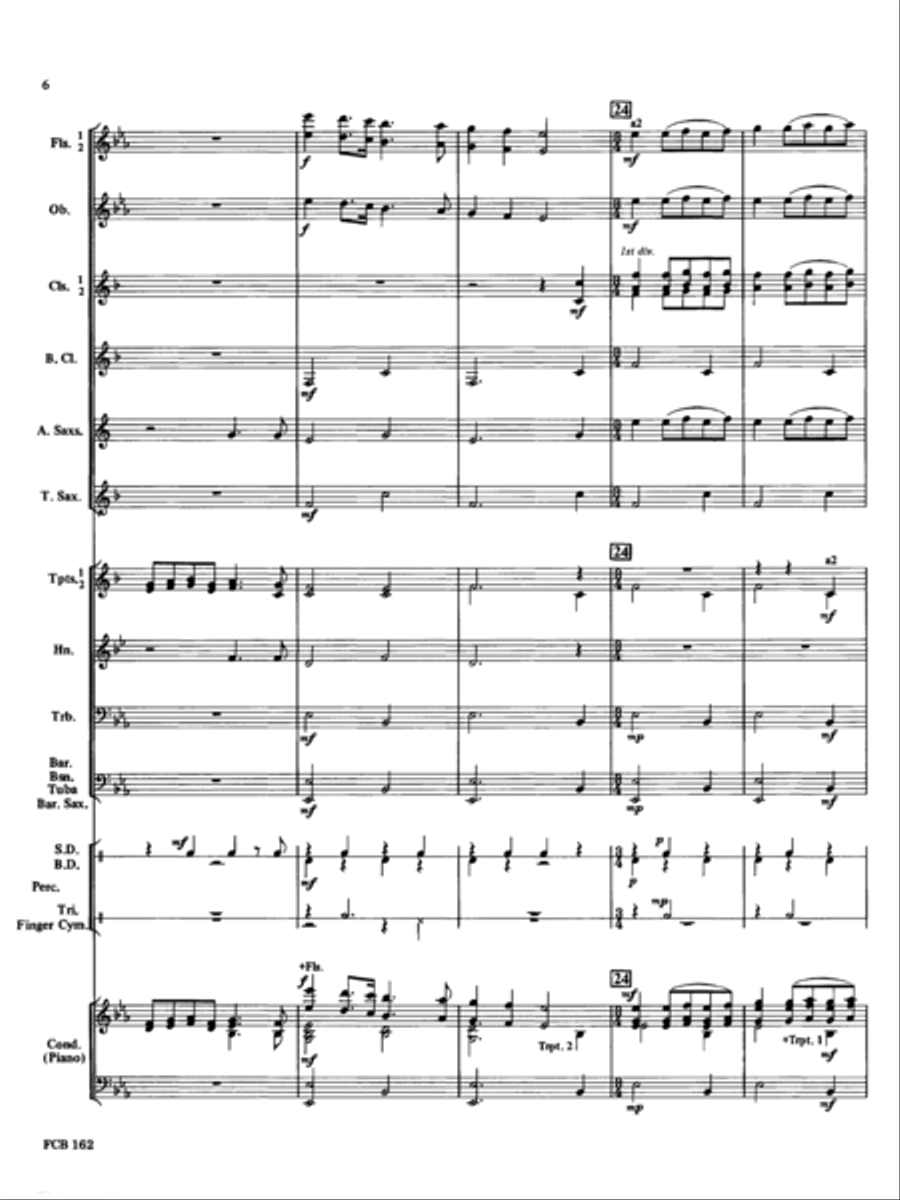 A Yuletide Celebration Concert Band scores gallery preview page 6